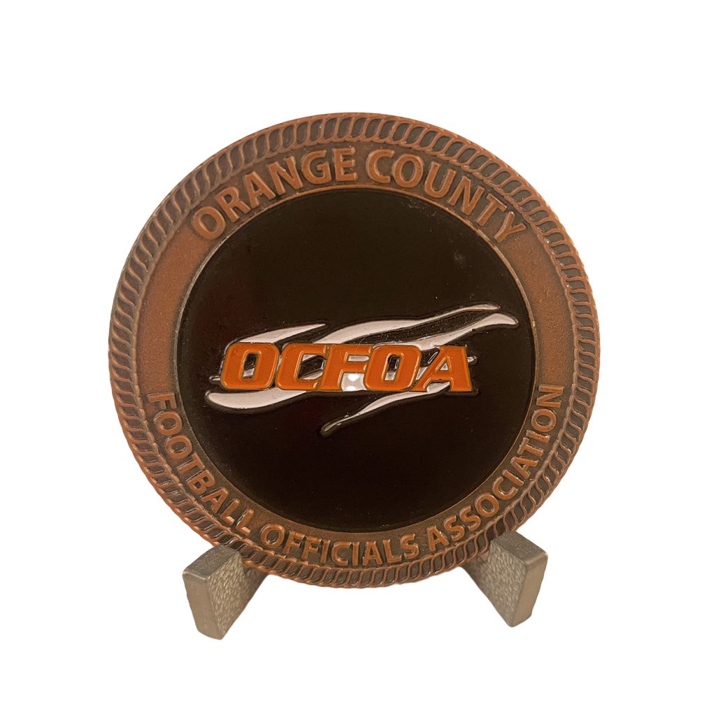 Football Officials Association Challenge Coin
