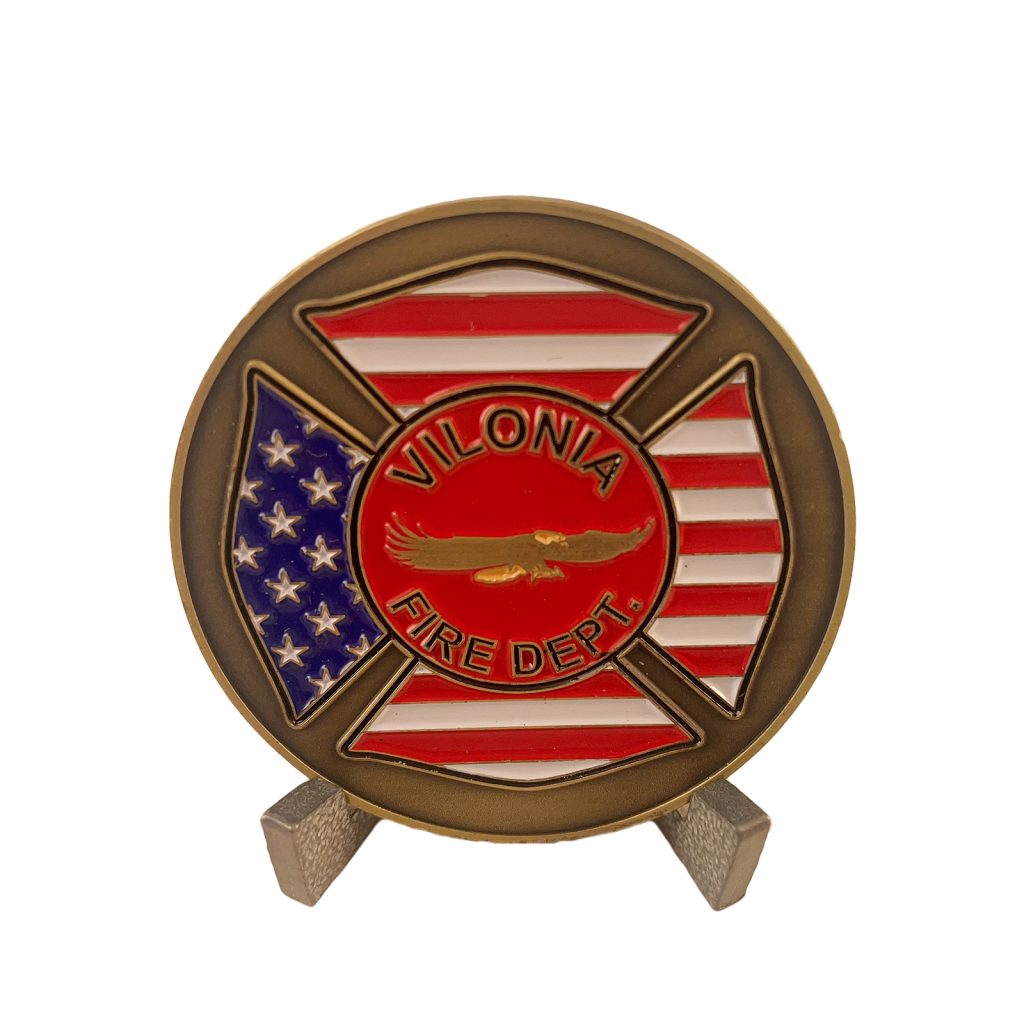 Vilonia Fire Dept Challenge Coin