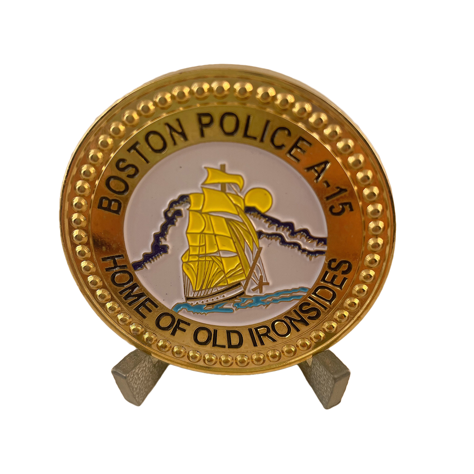 Boston Police District 15 Challenge Coin