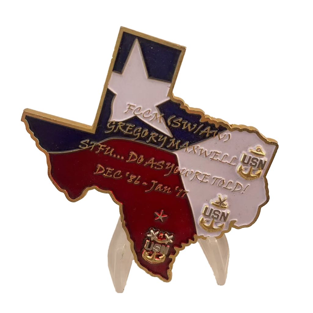 USN Texas Challenge Coin
