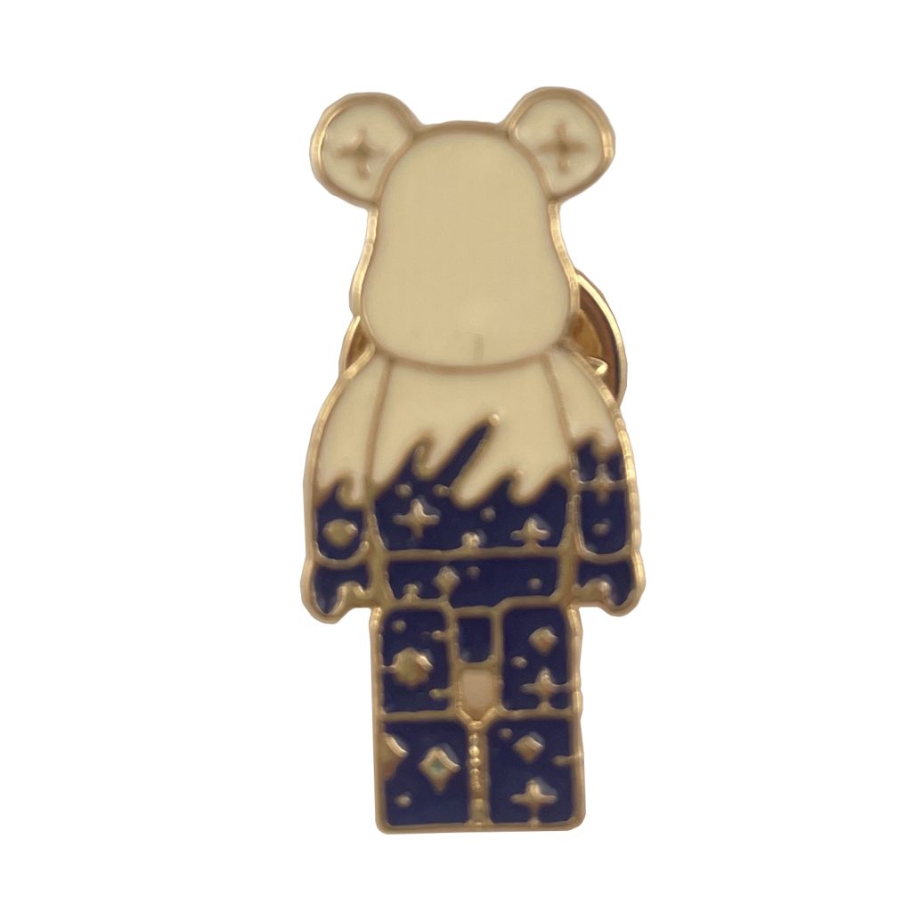 Replace with BearbrickSoft Enamel Pin