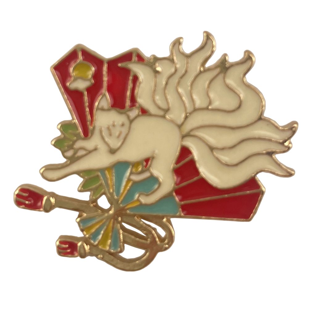 Nine-Tailed Fox Theme Soft Enamel Pin
