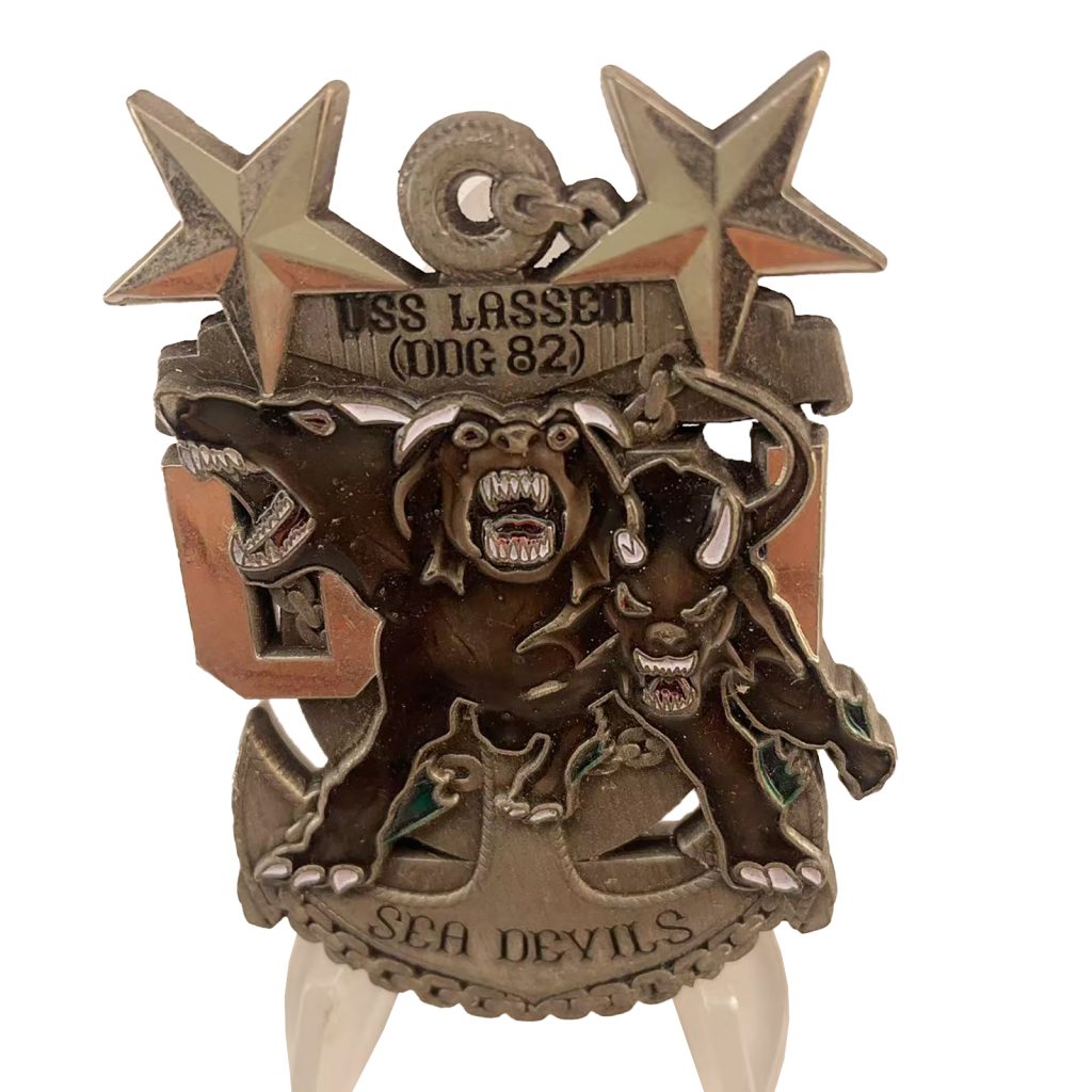 USS Lassen DDG-82 Challenge Coin