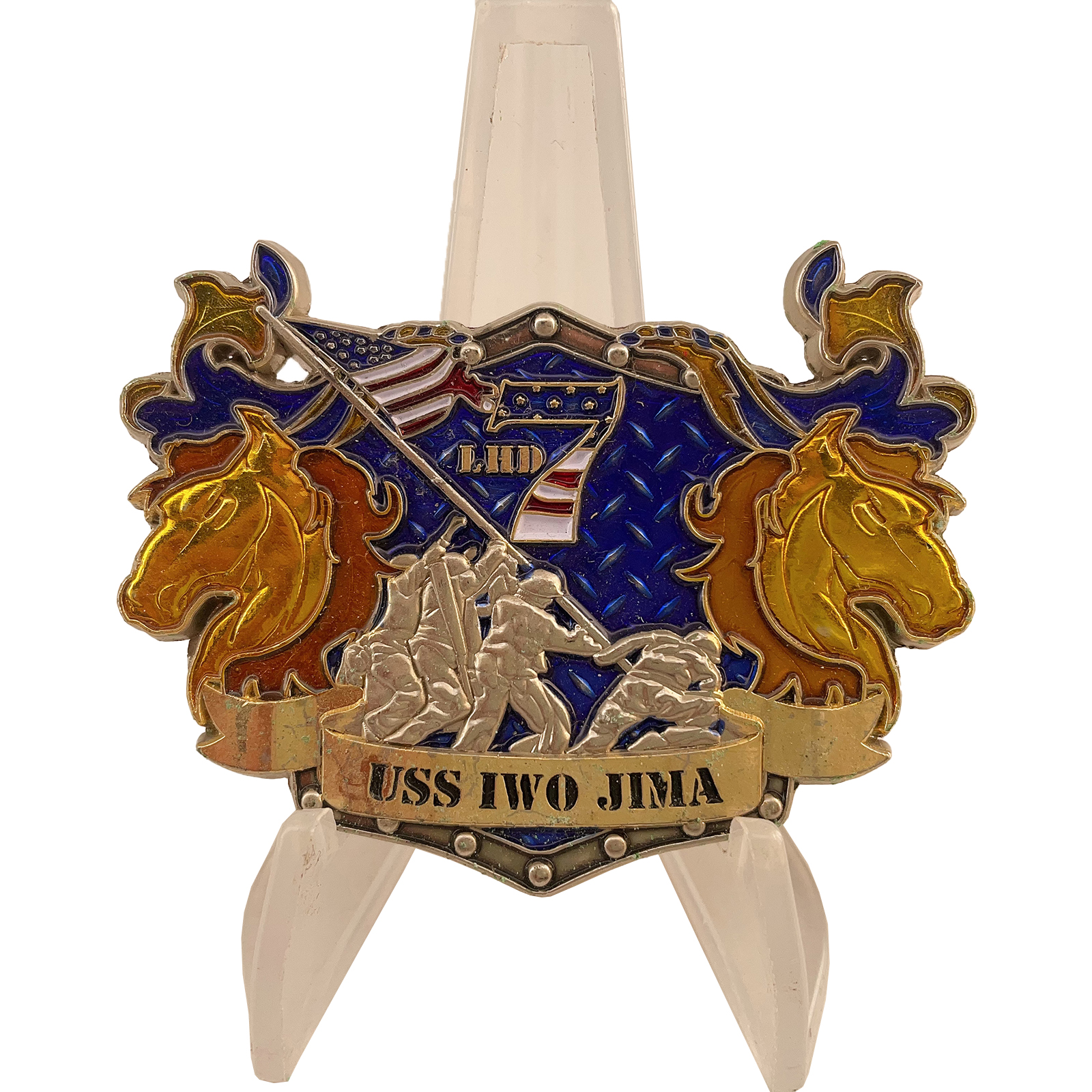 USS IWO JIMA Challeng Coin