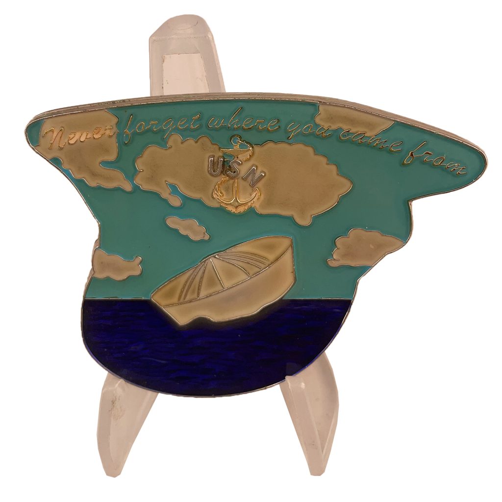 USN Odd-Shaped Commemorative Coin