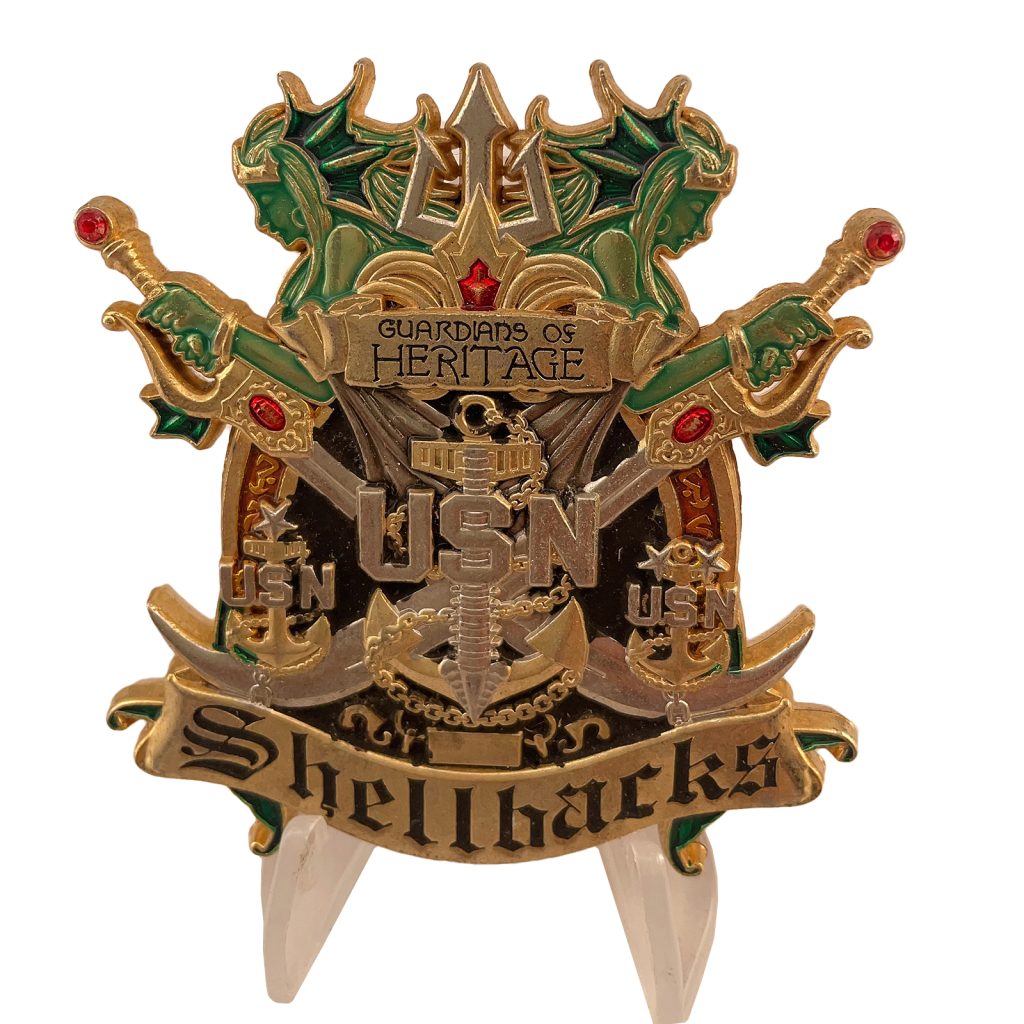 USN Shellback Military Challenge Coin