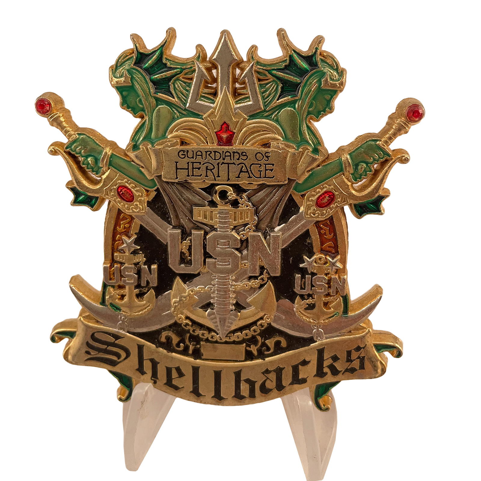 USN Shellback Military Challenge Coin