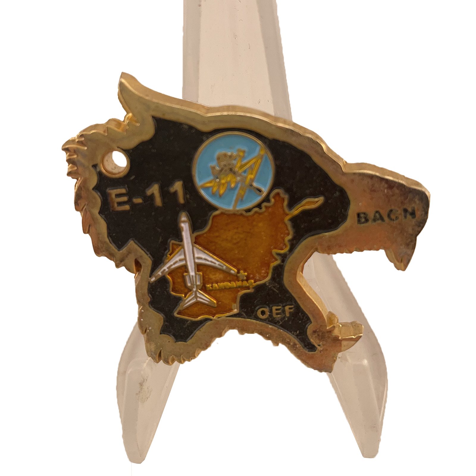 US Air Force 430th EECS "Wolf Head" Challenge Coin