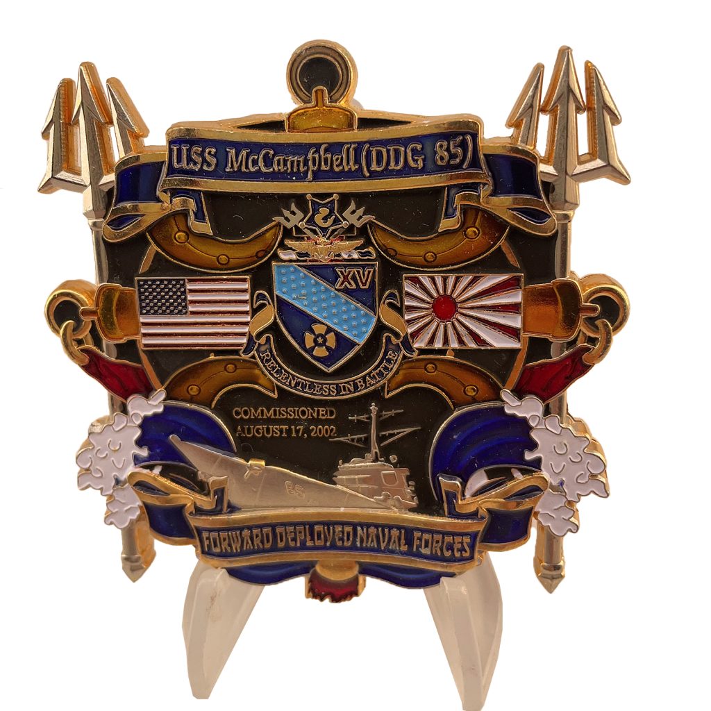 USS McCampbell DDG-85 CHIEFS MESS Challenge Coin