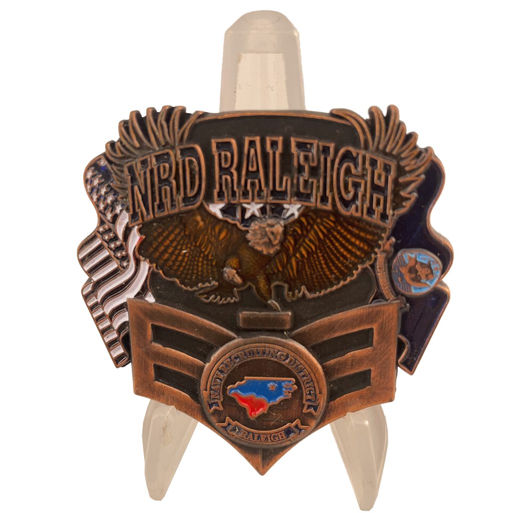 Raleigh Naval Recruiting Area Challenge Coin
