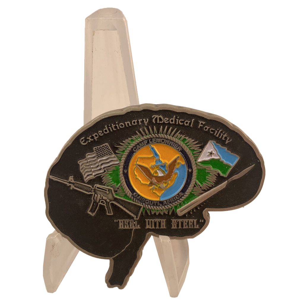 Custom USN Expeditionary Medical Facility Challenge Coin