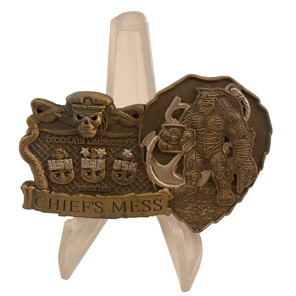 USS Tortuga Sergeant Major Custom Challenge Coin