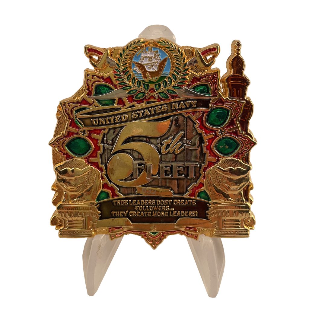 USN Military 5th Fleet Challenge Coin