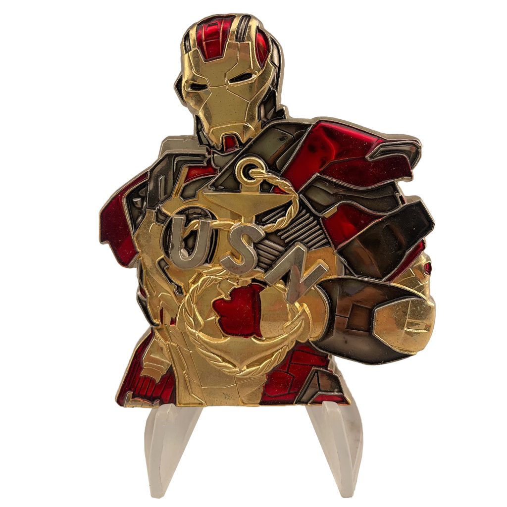 USN "Iron Man Squadron" Chiefs Mess Custom Challenge Coin