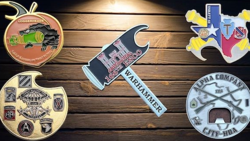 Custom-Shaped Challenge Coins