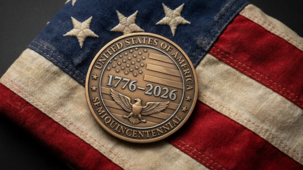 1776–2026 Semiquincentennial challenge coins