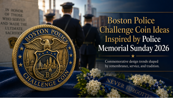 Police Memorial Sunday 2026 and Boston Police Challenge Coin Meaning