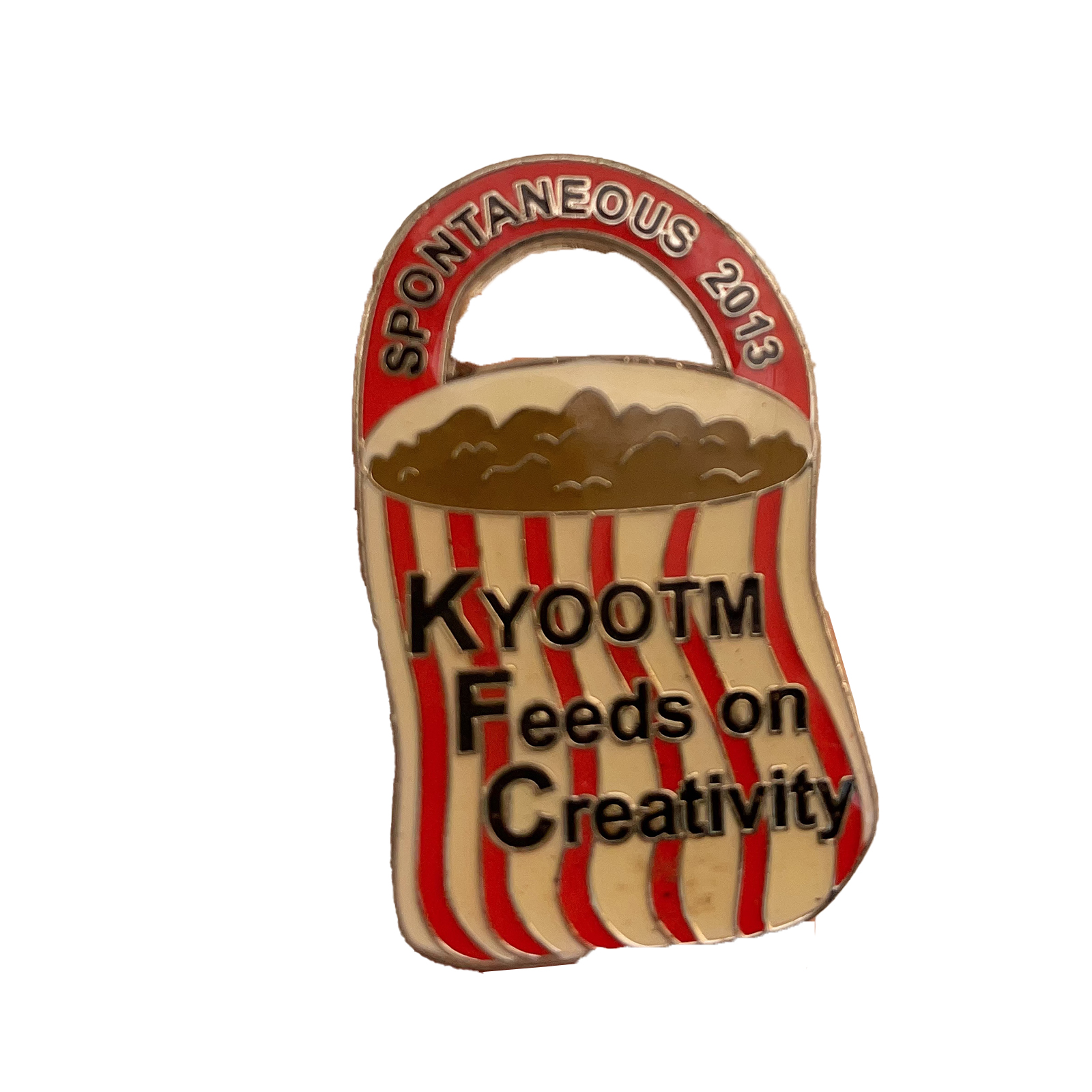 Popcorn Bucket Lapel Pin