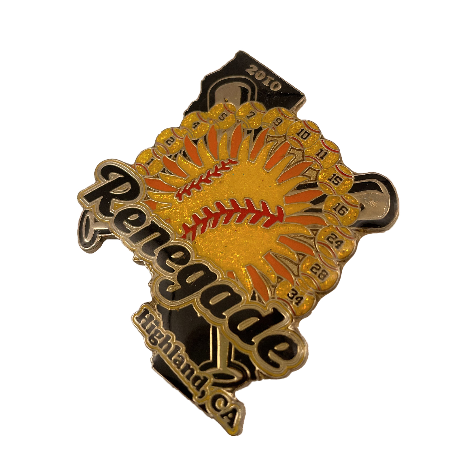 Renegade Baseball Team 2010 Commemorative Badge