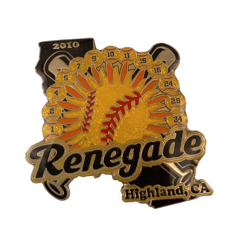 Renegade Baseball Team 2010 Commemorative Badge