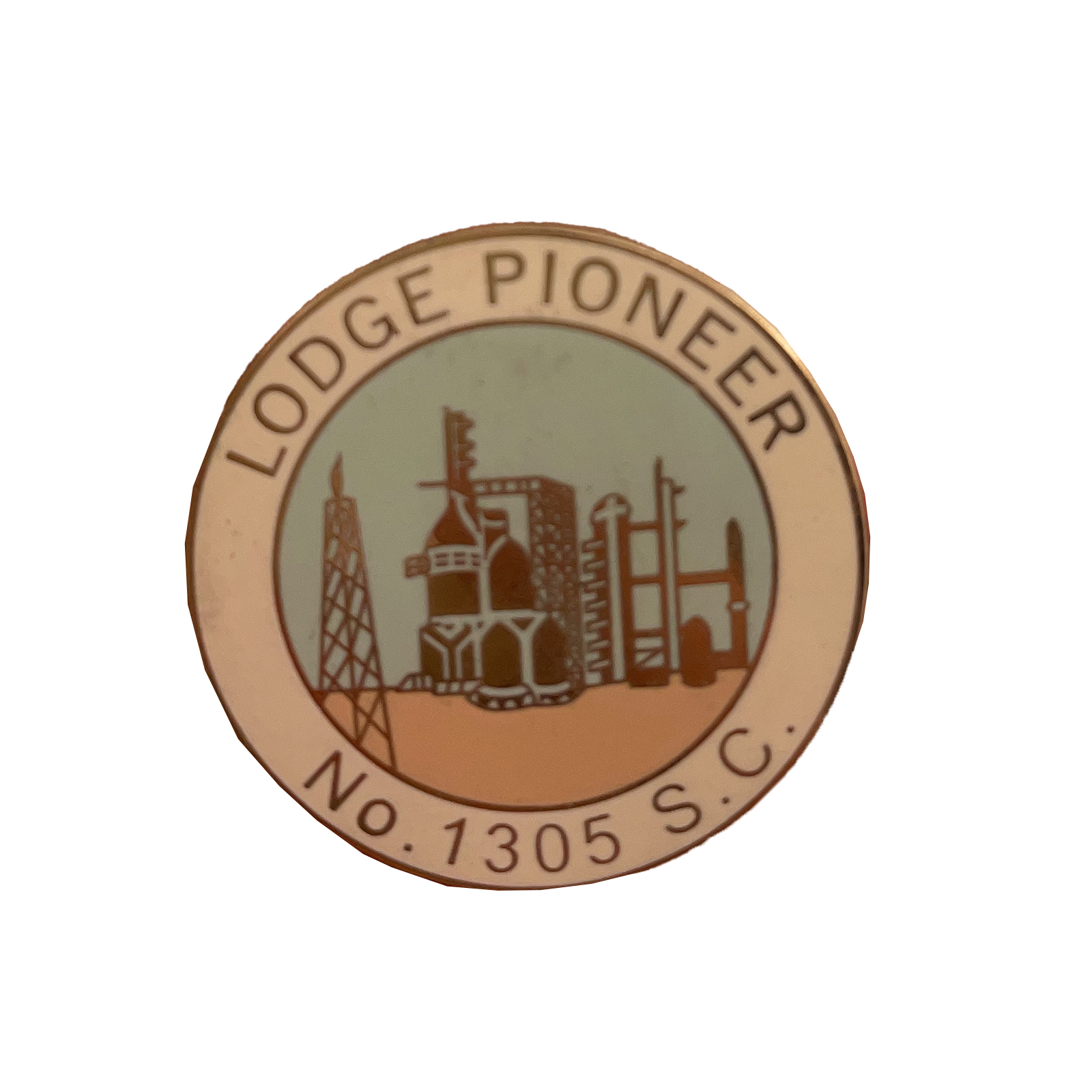 S.C. Lodge Pioneer No. 1305 Badge