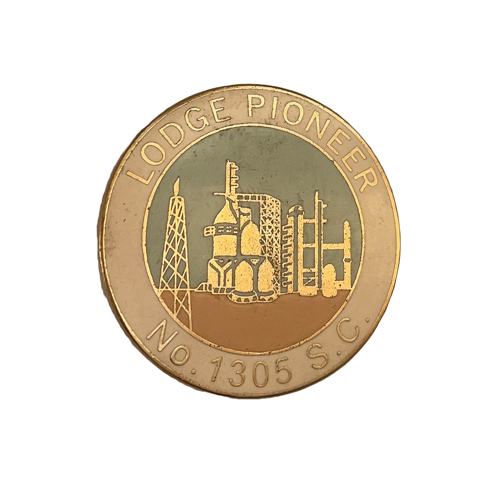 S.C. Lodge Pioneer No. 1305 Badge