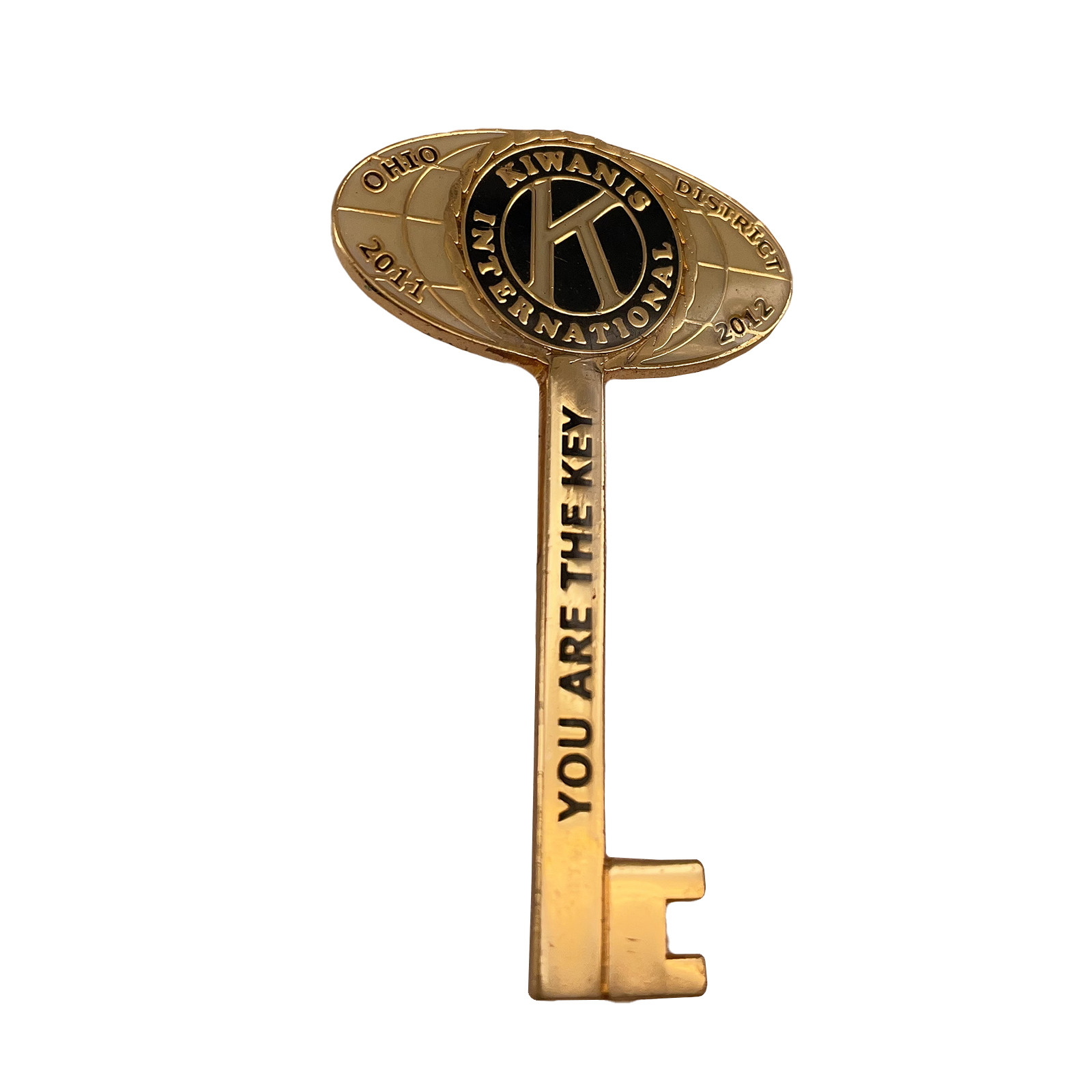 International Kiwanis Club Key-Shaped Badge