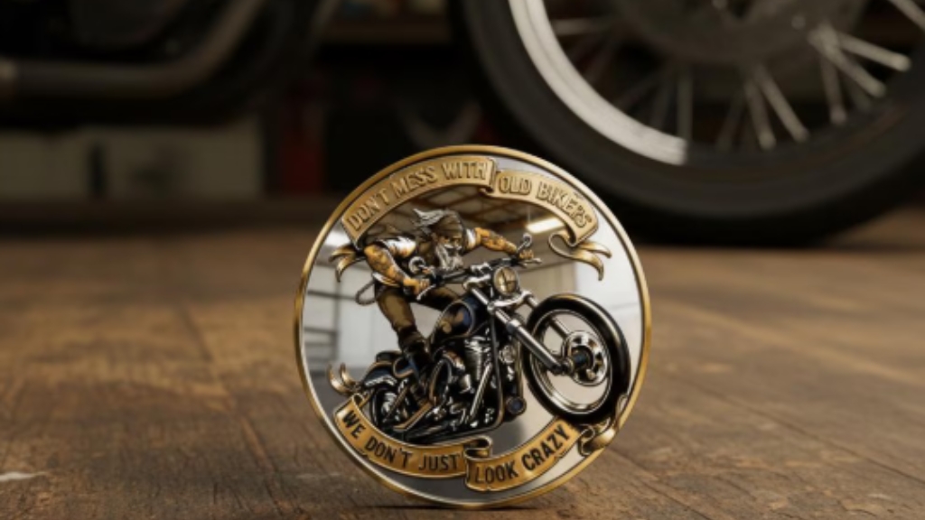 Motorcycle Club Challenge Coins
