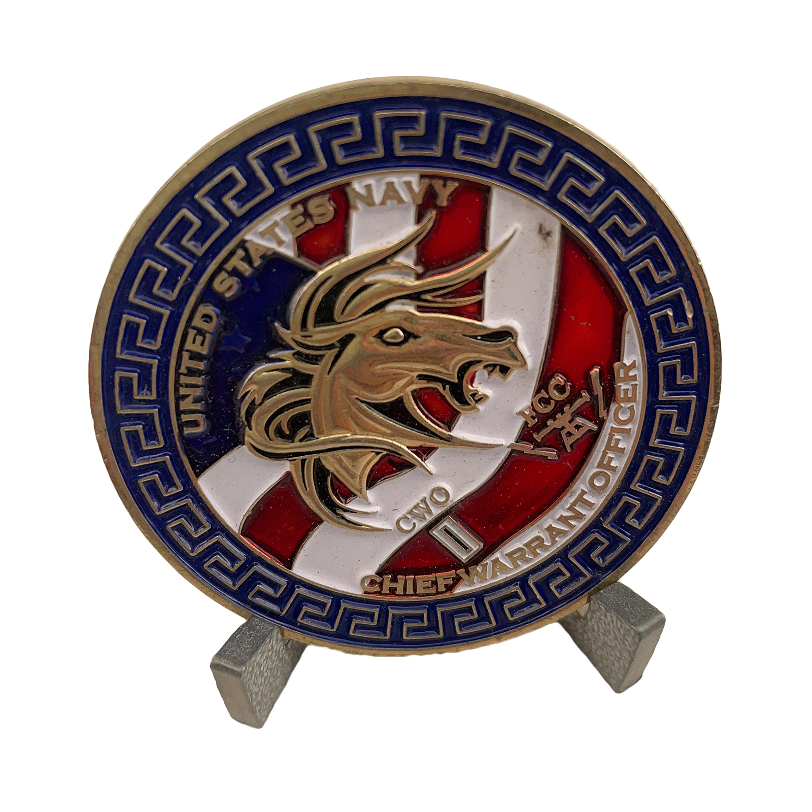 USN CWO Retirement Commemorative Coin