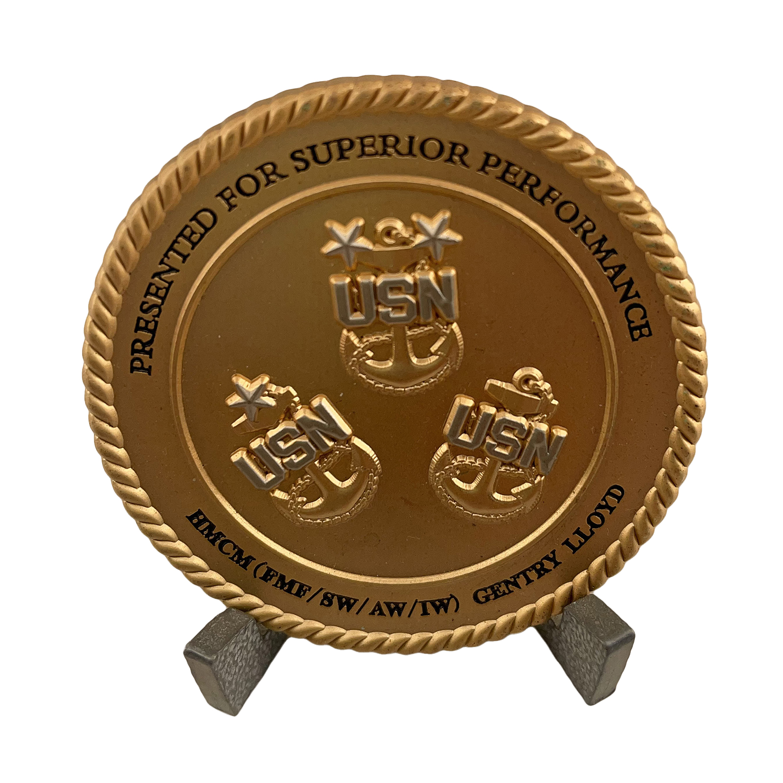 USN Biomedical Equipment Technician Challenge Coin