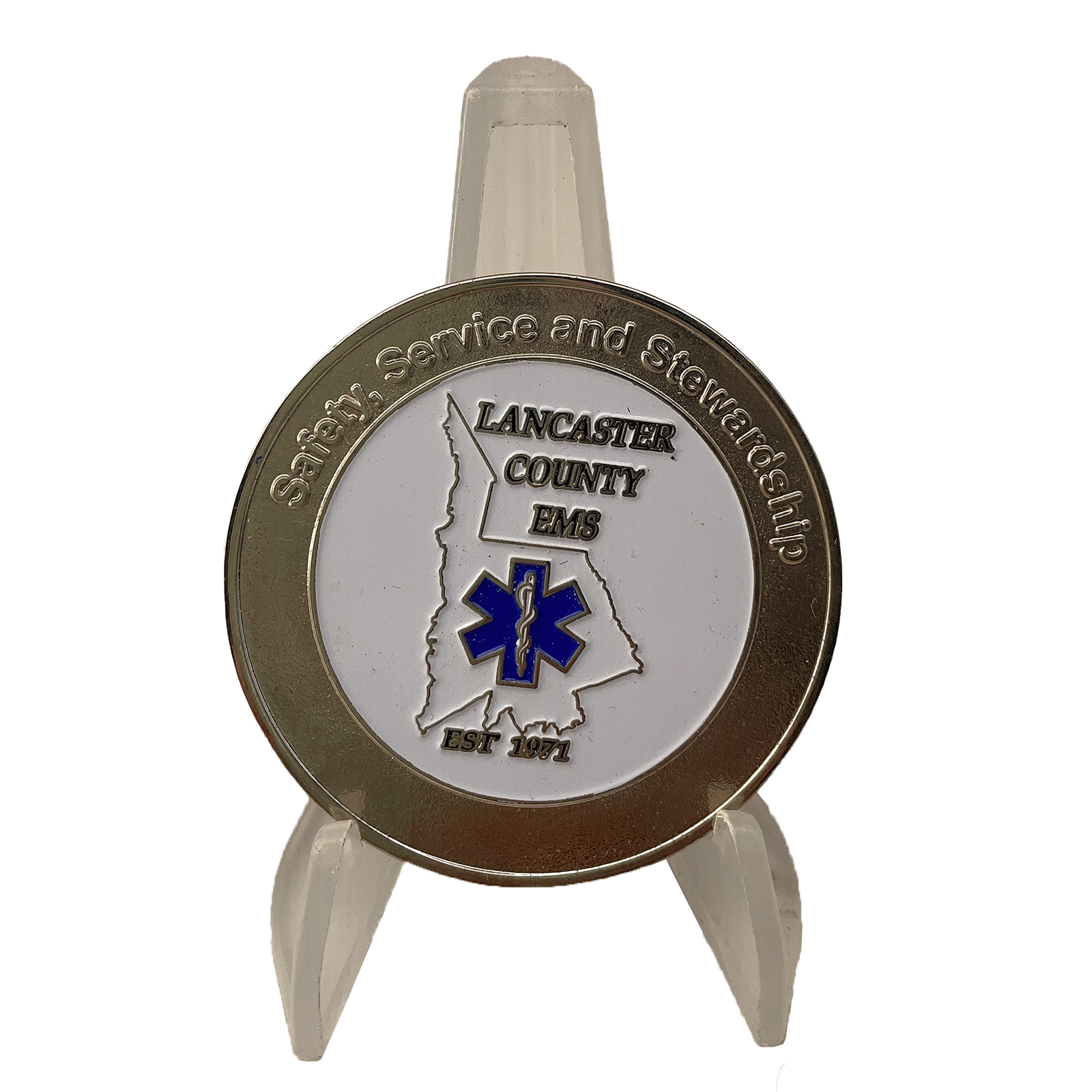Lancaster County EMS Custom Challenge Coin