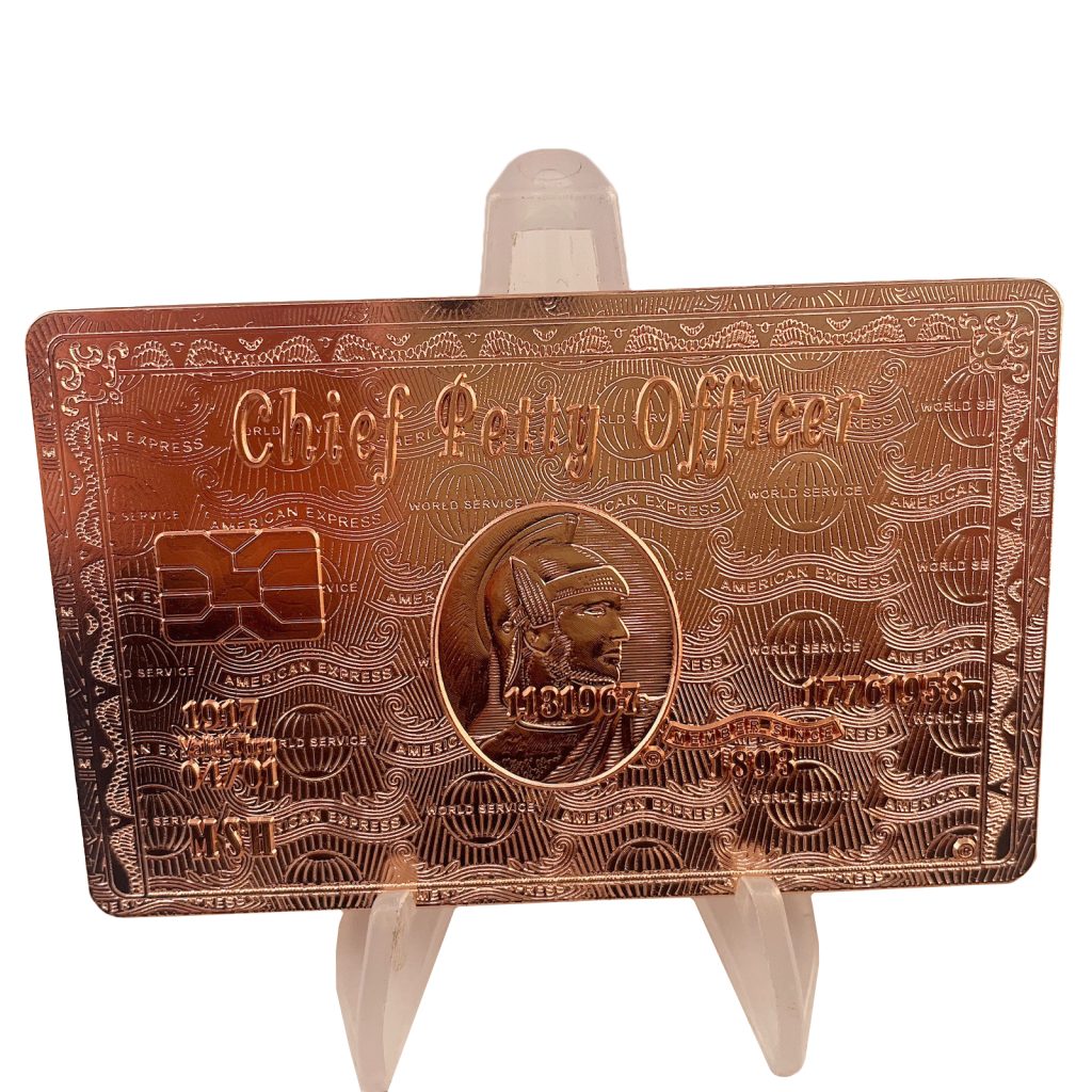 USN Chief Petty Officer Custom Challenge Coin