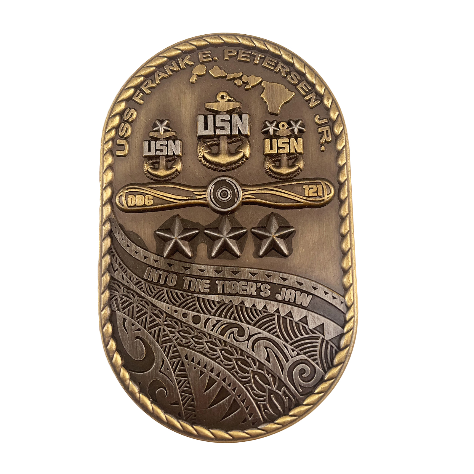 USS Frank E. Petersen Jr. Challenge Coin
