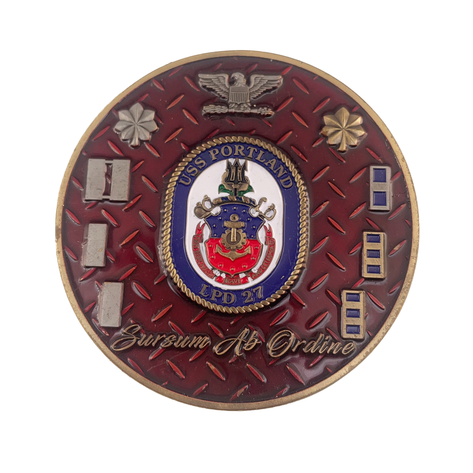 USS Portland Custom Challeng Coin