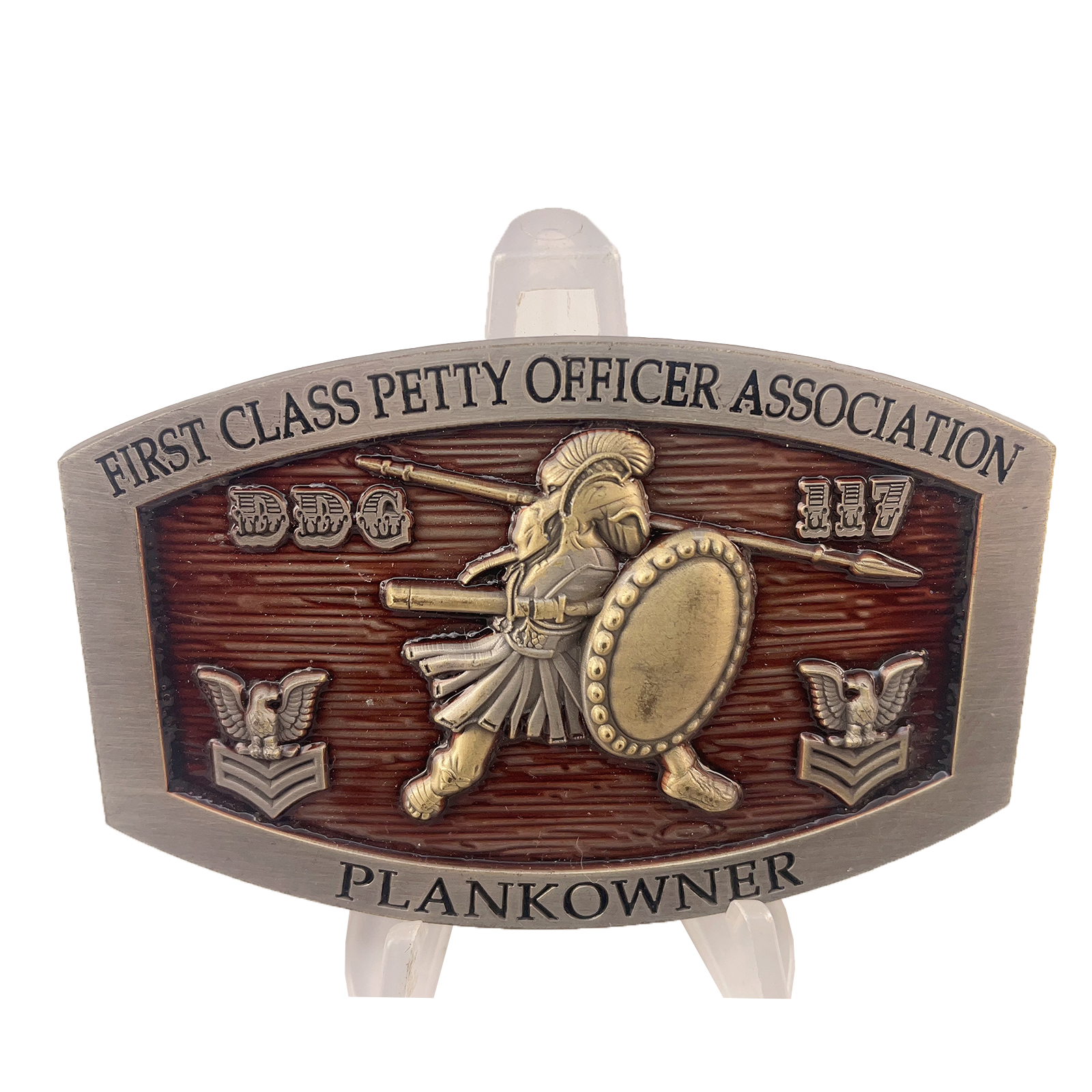 USN DDG-117 Plankowner Custom Challenge Coin