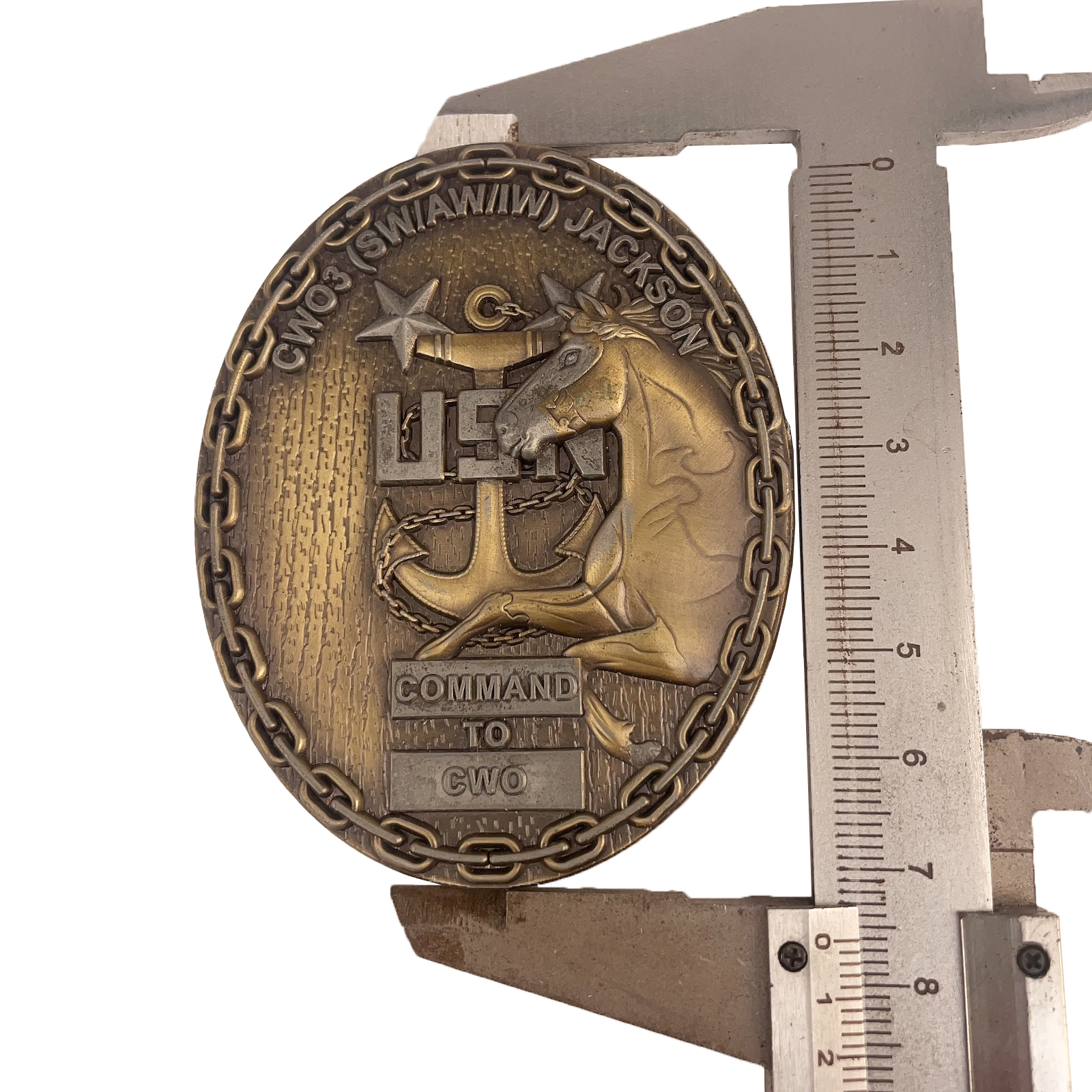 USN CWO3 (SW/AW/IW) Jackson Challenge Coin