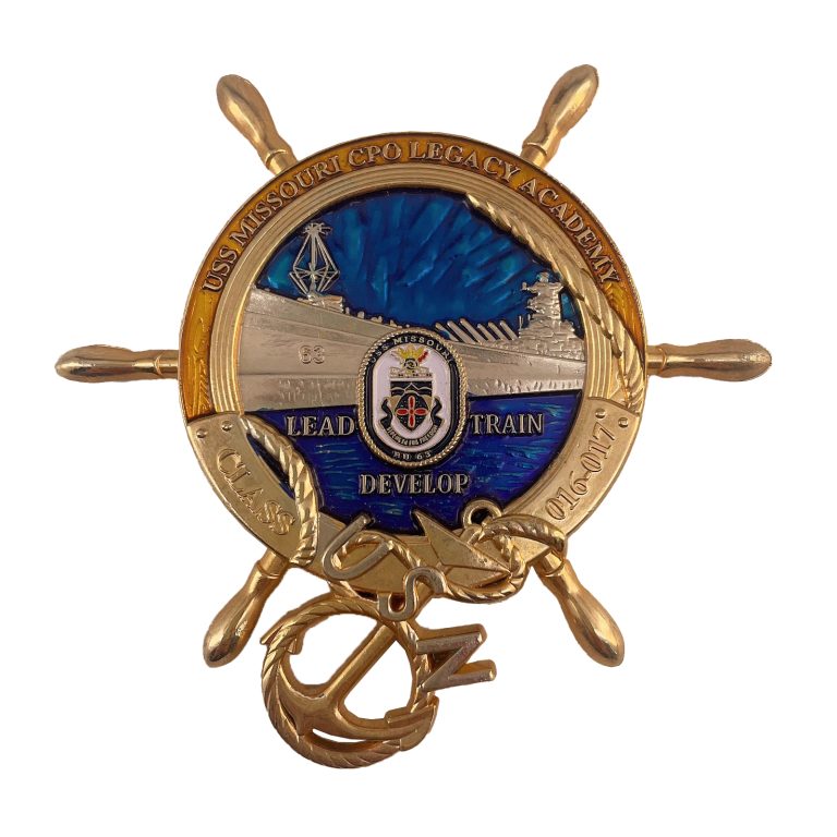 USS Missouri BB-63 Challenge Coin