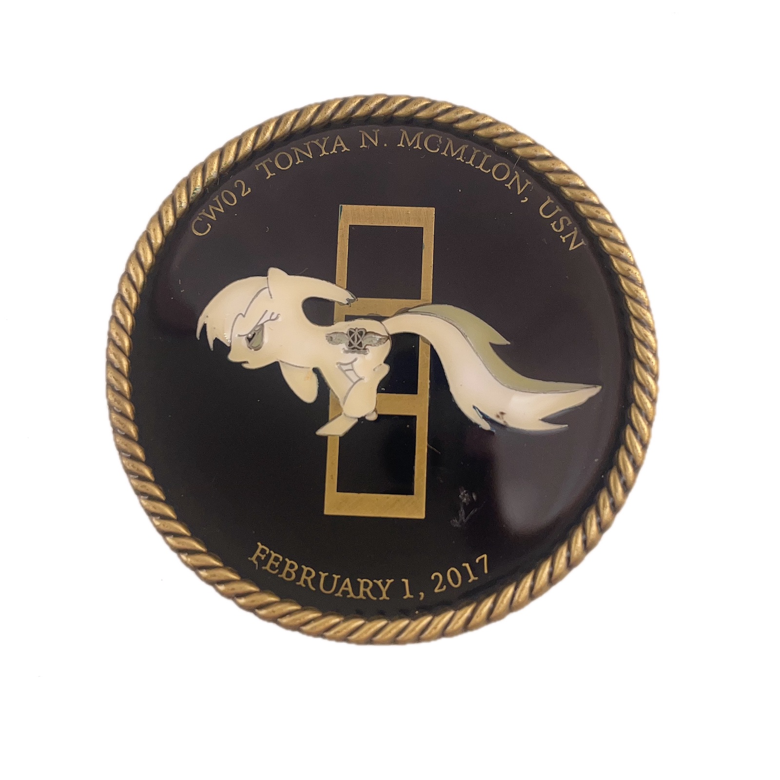 CW02 TONYA N. MCMILON USN Challenge Coin