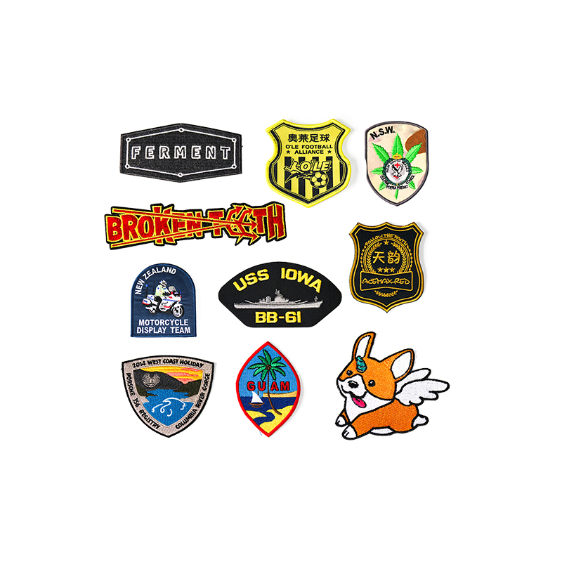 Safety Activities Embroidery Patches