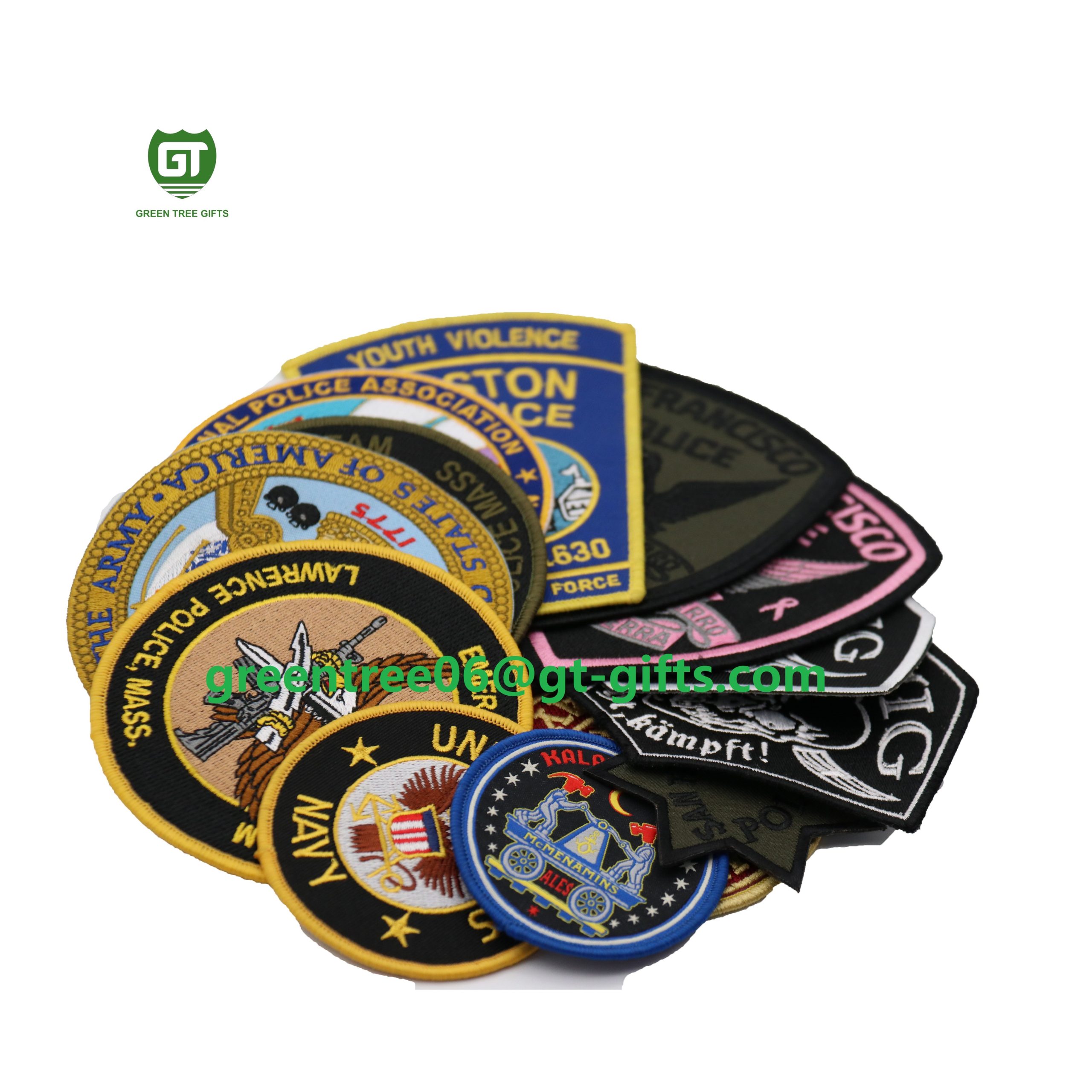 Military And Police Customized Embroidery Patches