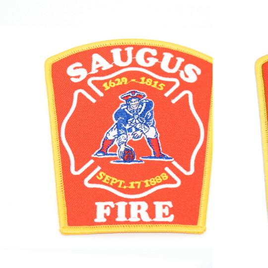 Police And Fire Embroidery Patches