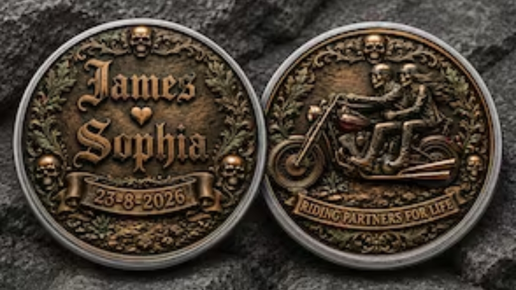 Motorcycle Club Challenge Coins
