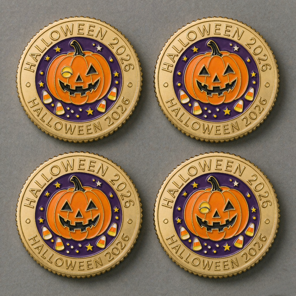 Halloween Pumpkin Badge