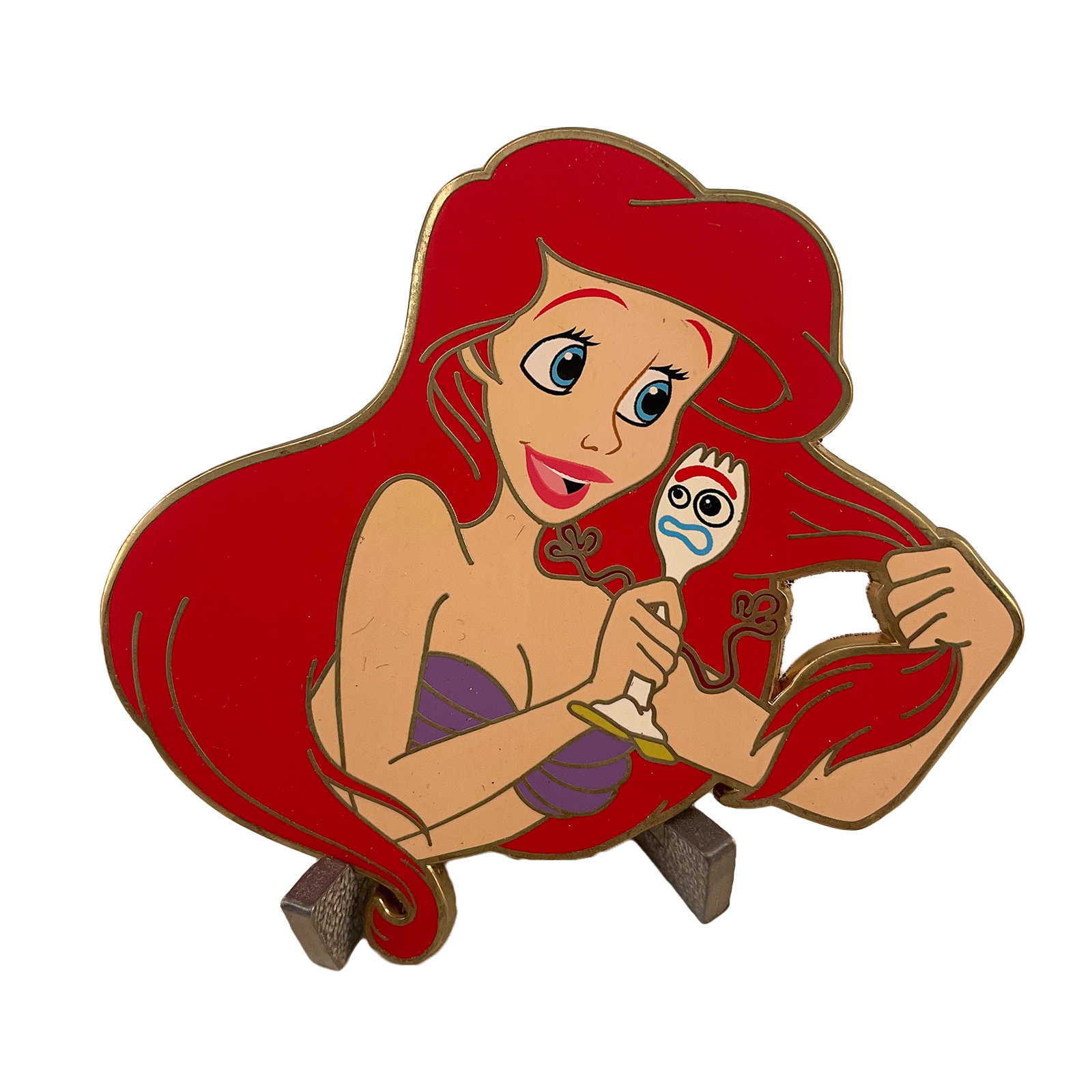 Ariel and "Dinglehopper" Lapel Pin