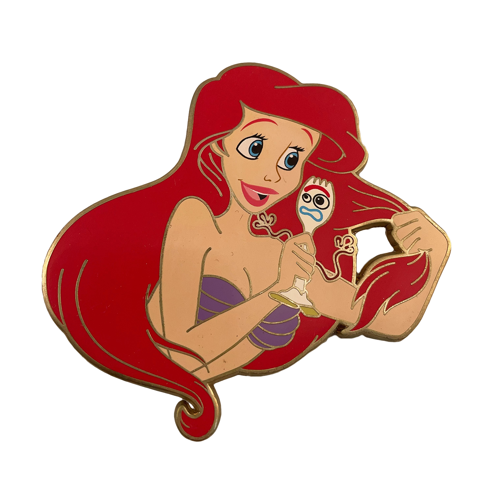 Ariel and "Dinglehopper" Lapel Pin