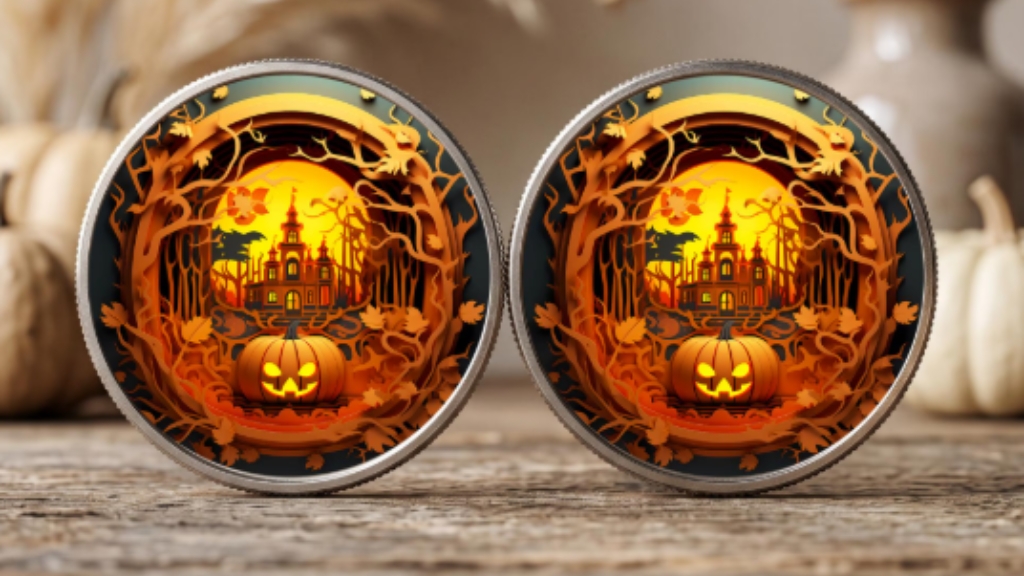 Halloween Challenge Coins