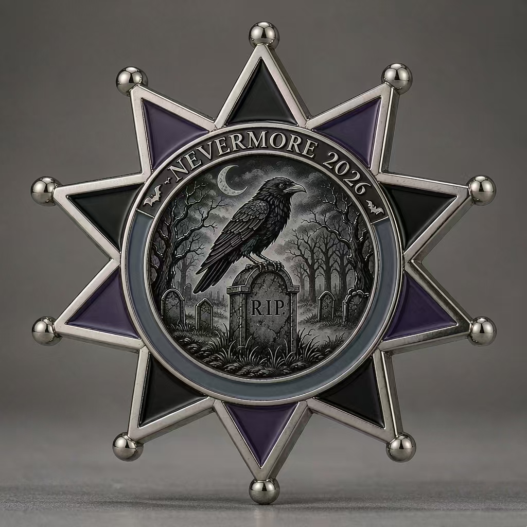 Nevermore 2026 Raven Badge