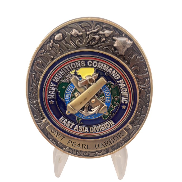 USN Pacific Ordnance Command East Asia Division Challenge Coin