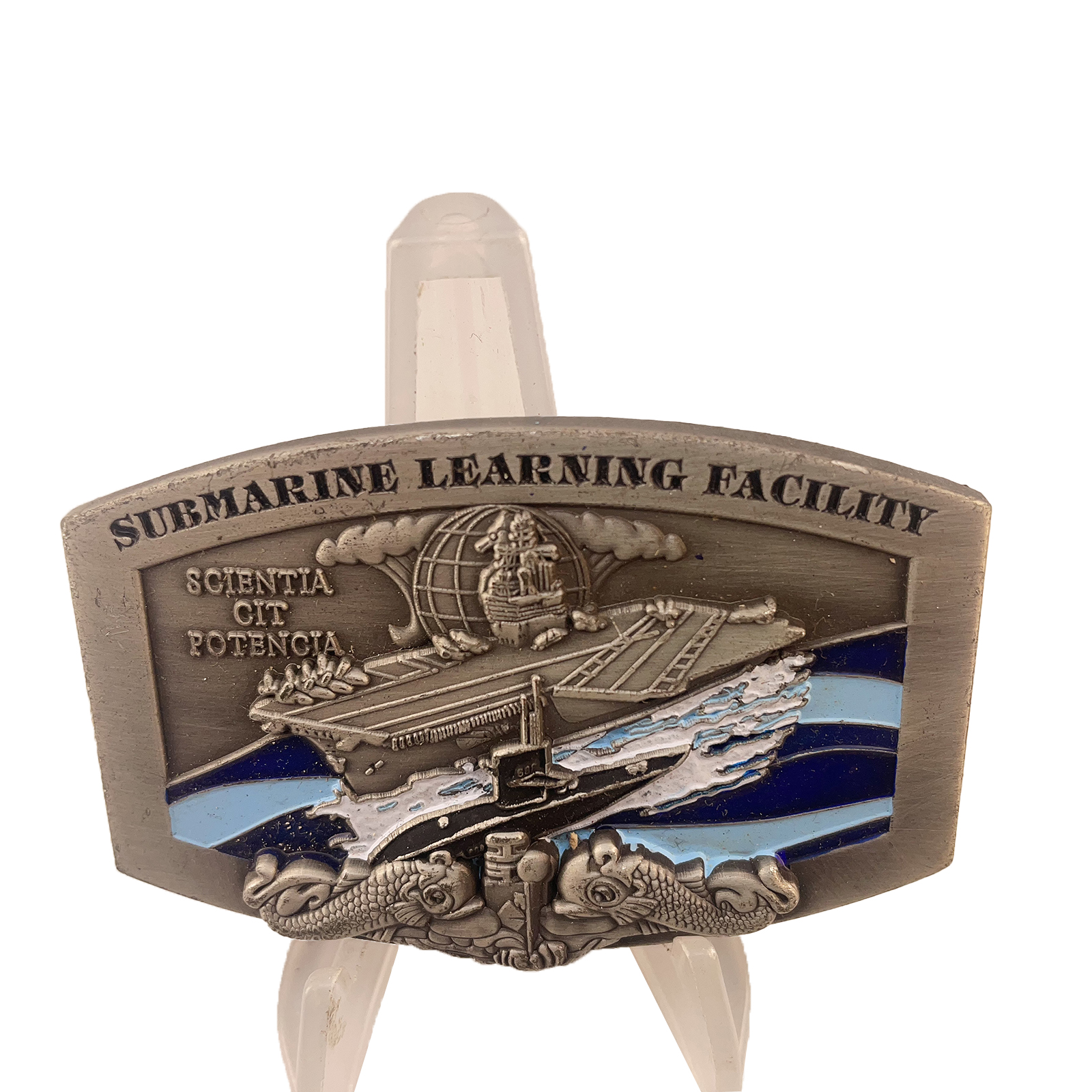 Submarine Learning Facility Belt Buckle