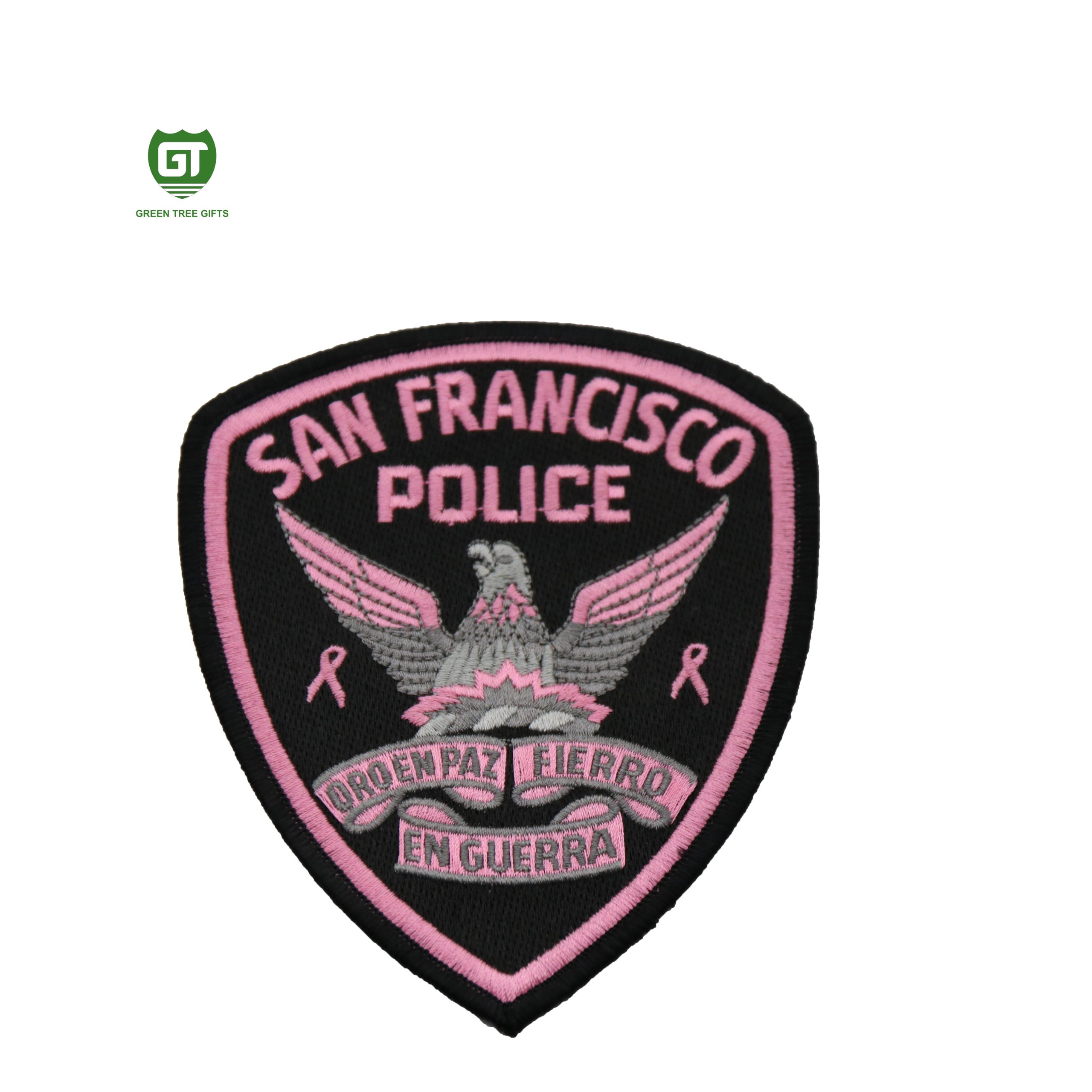 SFPD Breast Cancer Awareness Embroidery Patches